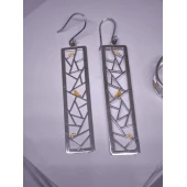 Set Cercei și Inel Din Argint Proba 925* 6.03 Gr