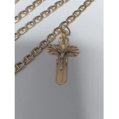 Lant cu Cruciulita din Aur Proba 585* 8,96 gr