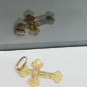 Cruce Din Aur Proba 585*  0,69 gr