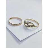 Inel și Verigheta din Aur Proba 585* 1.41 gr