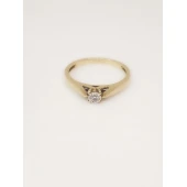 Inel din Aur cu Diamant Proba 585* 2.03 gr