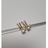 Cercei din aur proba 585  4.72 gr