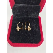 Cercei din aur proba 585* 1.02 gr.