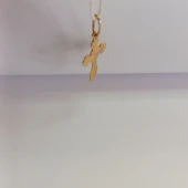 Cruce Din Aur Proba 585*  0,70 gr