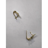 Cercei din aur proba 585* 2,66 gr