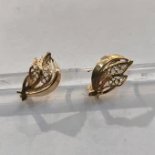 Cercei din aur proba 585$-1,06 gr