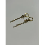 Cercei din aur  proba 585 2.89gr