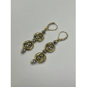 Cercei din aur Proba 585 4.41gr