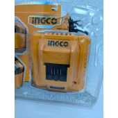 Încărcător cu 2 acumulatoare INGCO FBCPK1424