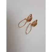 Cercei Din Aur Proba 585, 1,06 gr.