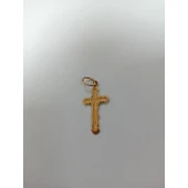 Cruce Din Aur Proba 585  0.76gr