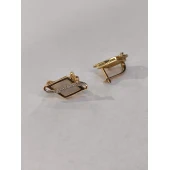 Cercei din aur proba 585*-3,92 gr