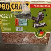 Fierăstrău circular cu mitră ProCraft PGS217 1400W 210mm