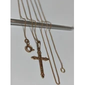 Lant Cu Cruce Din Aur Proba 585* 2,54 gr