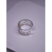 Set Cercei și Inel Din Argint Proba 925* 6.03 Gr
