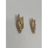 Cercei din aur proba 585*4,41gr