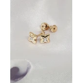 Cercei Din Aur cu diamante Proba 585* 2.19 gr
