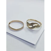 Inel și Verigheta din Aur Proba 585* 1.41 gr