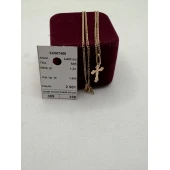 Lant Cu Cruce Din Aur Proba 585* 1,91 gr