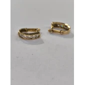 Cercei din aur proba 585*-2,70 gr