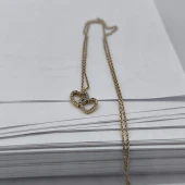 Lanț Cu Pandativ Din Aur Proba 750* 2.34 Gr