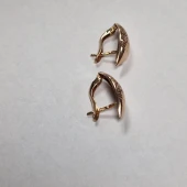 cercei din aur proba 585* 1,6 gr