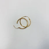 Cercei din aur proba 585  2.43 gr.