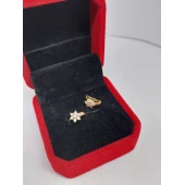 Cercei din aur proba 585* 1,29 gr.