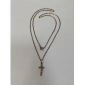 Lant cu cruce aur 750* 5.68 gr.