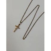 Lant cu cruce aur 750* 5.68 gr.