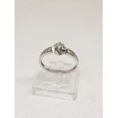 Inel Din Aur Cu Diamante Proba 585* 1.91 gr