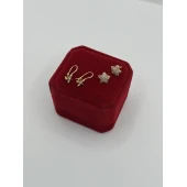 Set Cerceii din aur proba 585* 2.13 gr