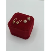 Set Cerceii din aur proba 585* 2.13 gr