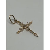 Cruce din aur proba 585* - 1,13gr