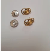 Cercei din aur proba 750* 4.63 grame