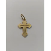Cercei si Cruce din Aur Proba 585" 2.36 gr
