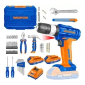 Set scule 91buc Masina de gaurit Wadfow WDT4B91