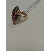 Inel din aur proba 585 masa 5.87 gr