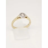 Inel din Aur cu Diamant Proba 585* 4.20 gr