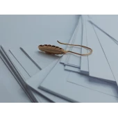 Cercel Din Aur Proba 585*  0.5 gr