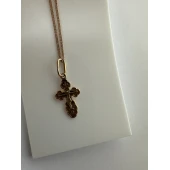Lant Din Aur Cu Cruce Proba 585 1.96 gr