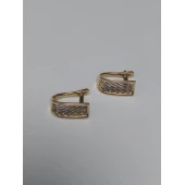 Cercei din aur proba 585* 2,43gr