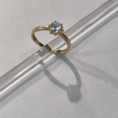 Inel din aur proba 585*-2,11 gr