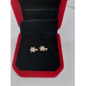 Cercei din aur proba 585* 1,29 gr.