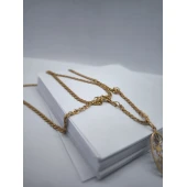 Lanț Cu Pandantiv Din Aur Proba 585* 6.78 Gr