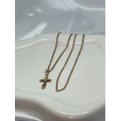 Lanț Cu Cruce Din Aur 585 2.86 gr