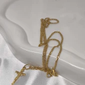 Lant Cu Cruce Din Aur Proba 585* 2,95 gr