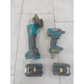 Makita Polizor Unghiular DGA454 + Masina De Insurubat Cu Impact DTD146