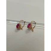 Cercei din aur proba 585 Masa 2,09 gr