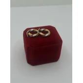Cercei din aur proba 750 2.04 gr